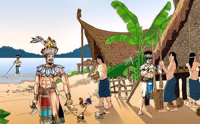 Theo "Đại Việt sử ký toàn thư", lãnh thổ nước Văn Lang phía Đông giáp biển Nam Hải, phía Tây đến Ba Thục, phía Bắc đến hồ Động Đình (Tứ Xuyên - Trung Quốc) , phía Nam giáp nước Hồ Tôn (Quảng Nam ngày nay).