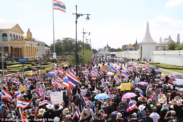 Cuộc biểu tình chống chính phủ ở Thái Lan ngày càng leo thang.