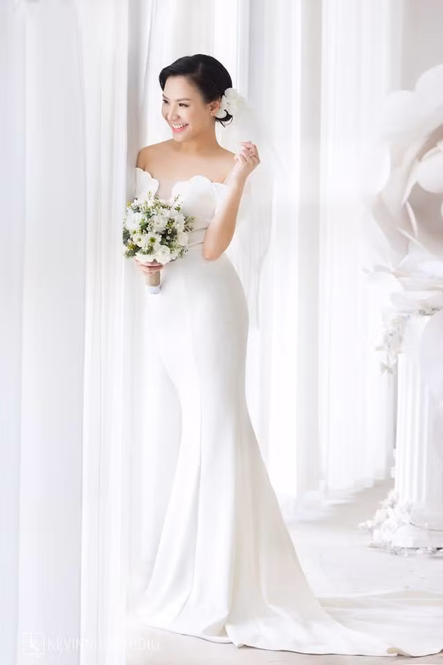 Quỳnh Trâm là bạn gái được Baggio công khai ngay sau khi hotboy này chia tay mối tình đình đám với mẫu tây Andrea.