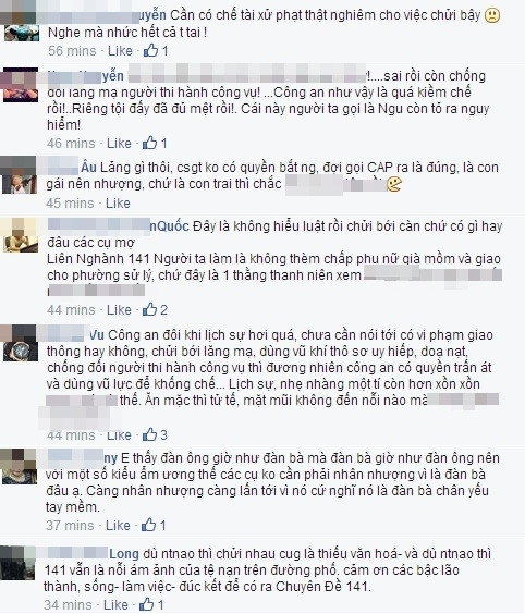 Hành động thể hiện sự hung hăng, côn đồ của người phụ nữ bị dân mạng thi nhau ném đá.