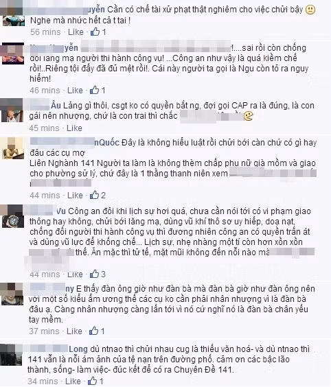 Hành động thể hiện sự hung hăng, côn đồ của người phụ nữ bị dân mạng thi nhau ném đá.