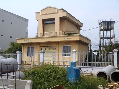 Bưu điện Cầu Voi nơi xảy ra vụ án gây chấn động dư luận. Ảnh: Phan Cường.