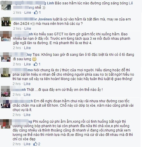 Cư dân mạng cảnh báo về đoạn đường nguy hiểm và bày cách để làm giảm tai nạn.