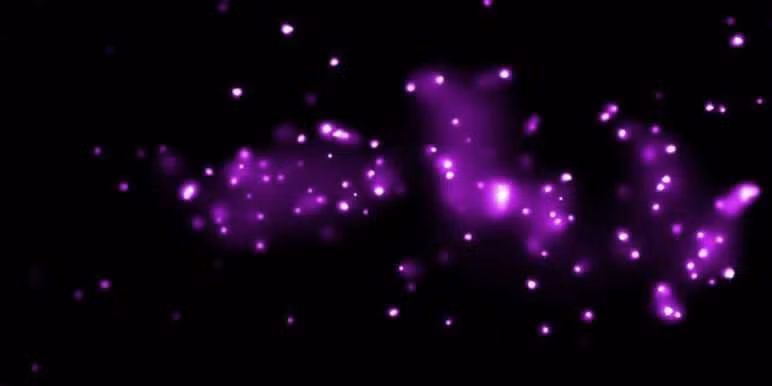 Sự va chạm của cặp thiên hà NGC 2207 và IC 2163 tạo ra cái chết rực rỡ như sao băng của ba ngôi sao.