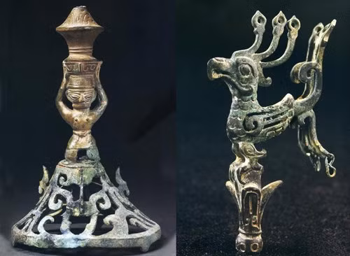 Tại đây, vào năm 1986, các nhà khảo cổ đã khai quật hai hầm làm lễ tế rất quy mô, chứa hơn 1.000 cổ vật quý, làm rung động cả thế giới khảo cổ thời điểm đó.