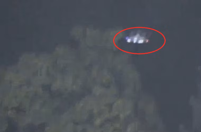 Một người dùng Twitter cho biết anh nhìn thấy một chiếc đĩa bay di chuyển lên, xuống trên bầu trời trong sự hò reo của hơn 1.796 người hâm mộ bóng chày trên sân.