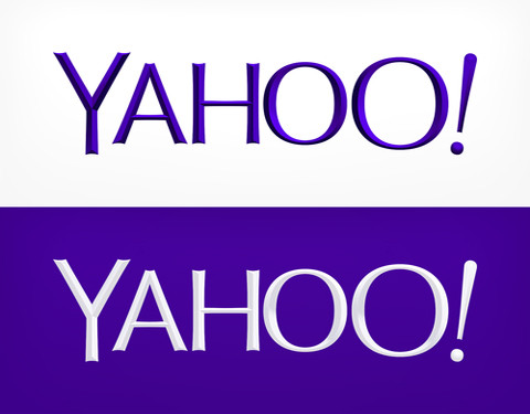Yahoo có logo mới. Bên cạnh đó, logo Yahoo! cũng chứng kiến một thay đổi trong biểu tượng dấu chấm than quen thuộc với kích thước hơi thu hẹp một chút so với trước đó. Tuy biểu tượng mới phản ánh một cá tính mới của Yahoo! thì công ty nói rằng họ vẫn sẽ giữ lại các điểm quen thuộc của dấu chấm than (nghiêng), nền tím và thương hiệu đã đại diện cho công ty trong 18 năm qua.