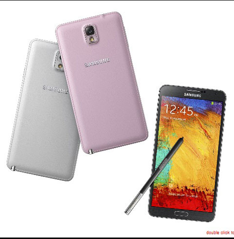 Galaxy Note III gia nhập cuộc đua phablet với màn hình 5,7 inch Full HD Super AMOLED.