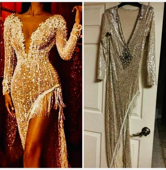 Những tưởng chỉ ở Việt Nam mới có cảnh "treo đầu dê bán thịt chó" khi mua hàng online nhưng Thu Phương mua đầm tại Mỹ cũng gặp sự cố trớ trêu thế này.