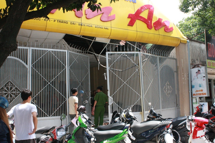 Hiện trường nơi ông An tử vong