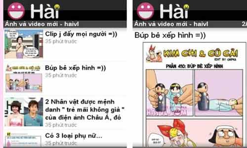 Ảnh chụp giao diện Haivl.com. (Nguồn: blackberryvietnam.net).
