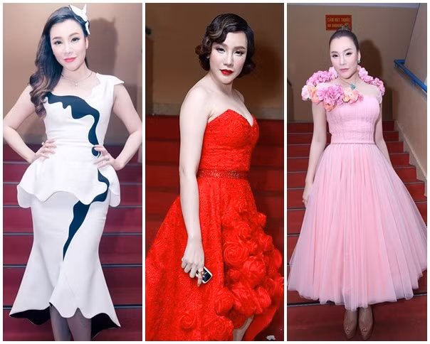 Tuy nhiên, hình ảnh đẹp của Hồ Quỳnh Hương lại mất dần phong độ trong thời gian gần đây. Thay vì chọn những bộ cánh duy trì vẻ sang trọng vừa tạo dựng thành công, nữ ca sĩ lại sa đà trong những trang phục diêm dúa, nhiều màu sắc, họa tiết, khiến hình ảnh kém thanh thoát và không mấy ưa nhìn.