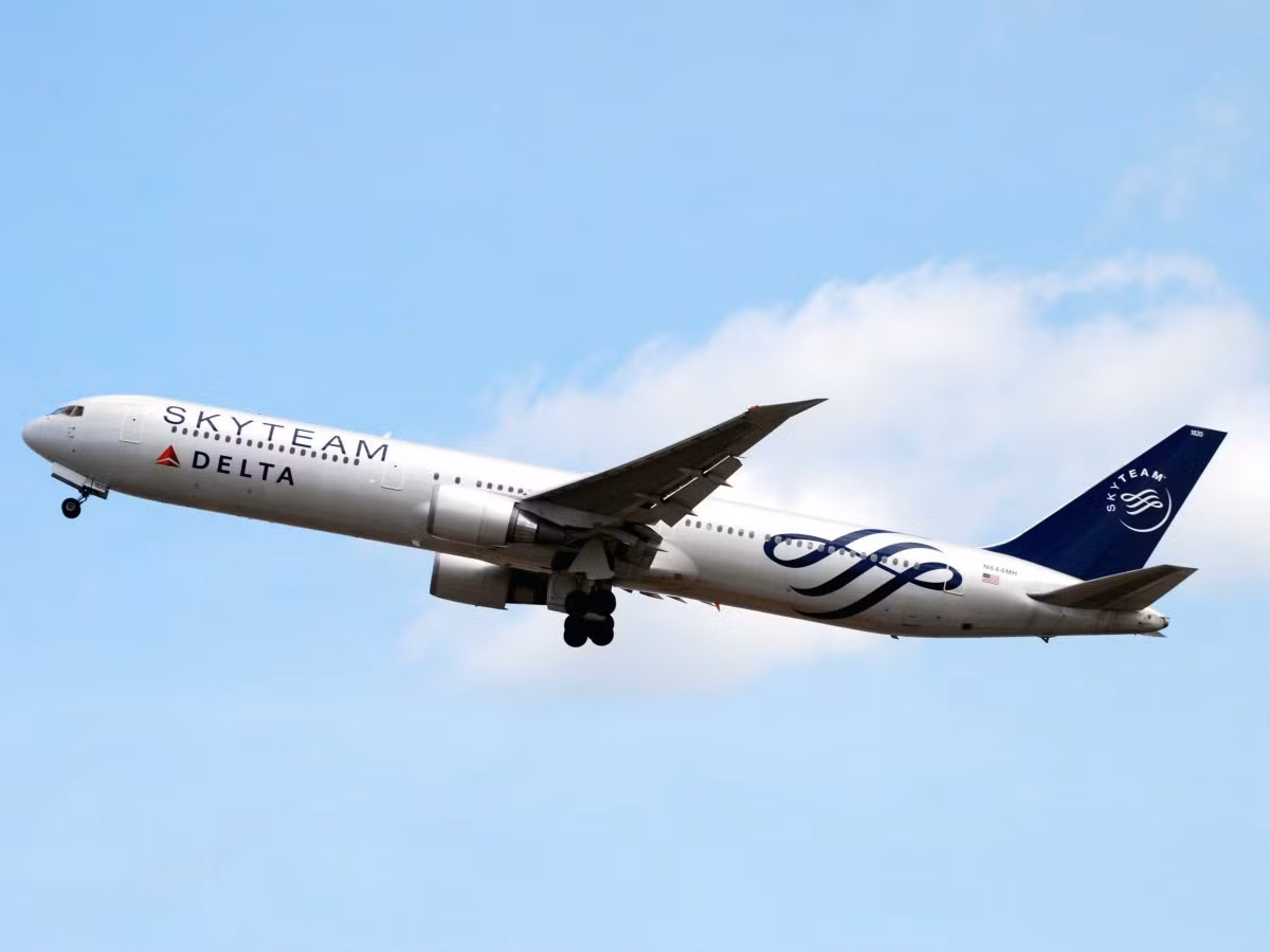11. Skyteam là một liên minh hàng không, không phải là một hãng riêng biệt. Nhưng thiết kế màu xanh-xám của liên minh này được nhiều hãng hàng không thành viên áp dụng cho các máy bay của mình. Đây là một trong những thiết kế mang tính biểu tượng trên bầu trời.