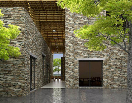 Được hoàn thành tháng 1/2014, Son La Complex chính là một công trình kiến trúc giản dị, hòa quyện với vẻ đẹp núi đồi.