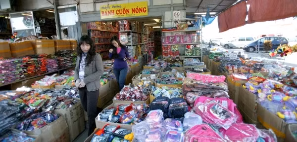 Được xây dựng từ năm 1999 trên khuôn viên rộng 35ha, Trung tâm thương mại Sapa là cơ sở kinh doanh cho 3.000 người Việt Nam sống ở Czech. Các hoạt động kinh doanh tại đây chủ yếu liên quan đến hàng may mặc, nhưng cũng có các dịch vụ văn phòng, ăn uống với những món đặc trưng Việt Nam như phở, bánh cuốn, bún chả... Đặc biệt, các cửa hàng ở trung tâm thương mại này đều treo biển hiệu viết bằng tiếng Việt và các hoạt động mua bán giao dịch hàng hóa cũng được trao đổi bằng tiếng Việt.