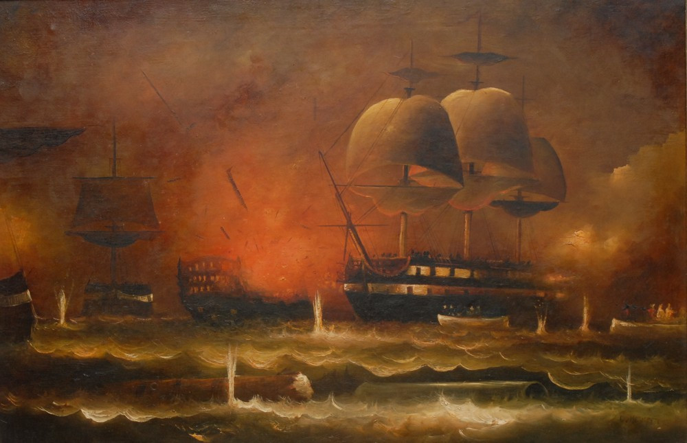 Những nỗ lực đàm phán giữa hai bên đã không thành. Hải quân Anh nã pháo vào cung điện khi thời hạn chót trôi qua.