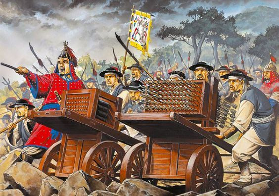 Chiến công nổi bật của Hwacha là trận Haengju (12/2/1593), khi quân Triều Tiên chống lại quân Nhật Bản dưới trướng Toyotomi Hideyoshi. Trong trận này, 3.000 quân Triều Tiên với 40 chiếc Hwacha đã đánh bại 30.000 quân Nhật Bản.