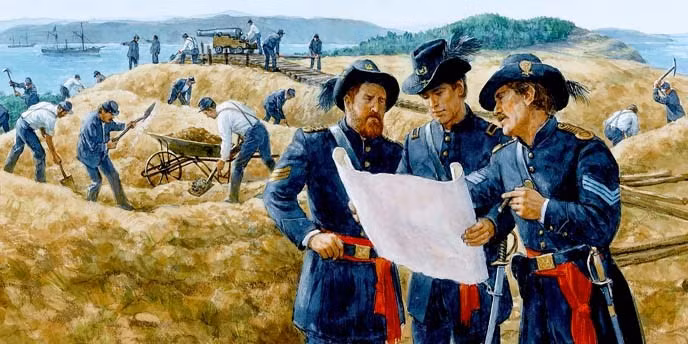 Viên tướng Mỹ đã cử đến hòn đảo một đại đội thuộc trung đoàn bộ binh số 9. Đáp lại, quân đội Anh cũng đưa thuyền chiến đến đảo.