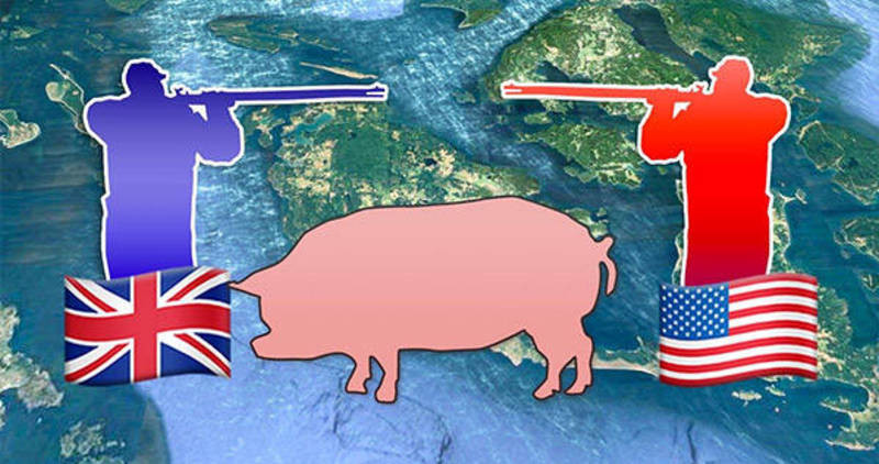  Chiến tranh Lợn năm 1859 là một cuộc đối đầu quân sự giữa Mỹ và Anh trong bối cảnh mối quan hệ giữa hai quốc gia này đang căng thẳng kể từ sau cuộc chiến năm 1812.