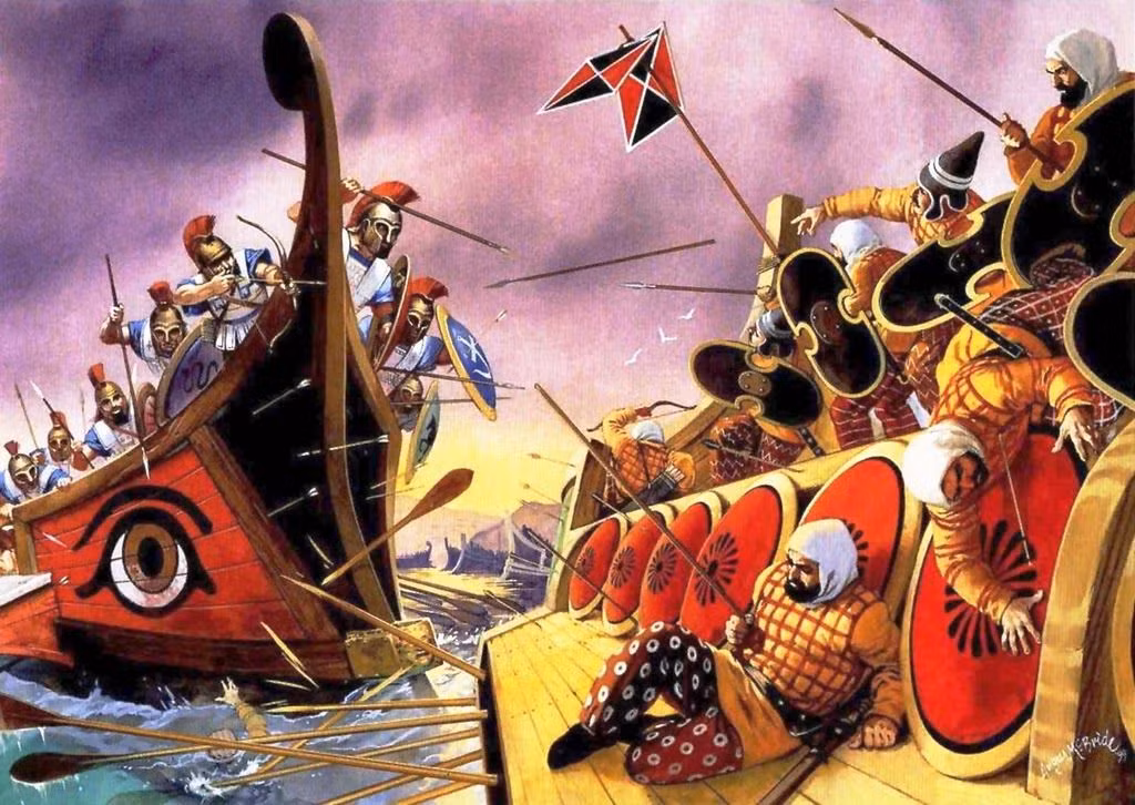 Trận thua ở Salamis đã dập tắt hoàn toàn giấc mộng chinh phục châu Âu của Hoàng đế Xerxes.