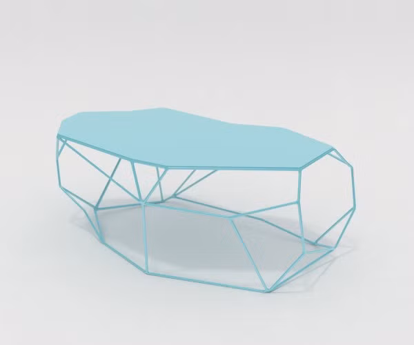 Chiếc bàn hình thù của đá này là ý tưởng sáng tạo của Antoine Morris.