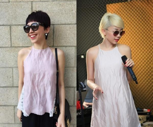 Tóc Tiên nhiều lần khiến dân tình tranh cãi khi xuất hiện với những trang phục trông lôi thôi.