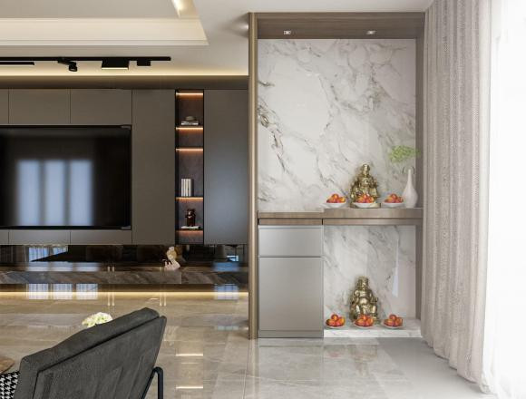 Nha hai tang mat pho thiet ke hien dai, sang sua, rong rai-Hinh-2