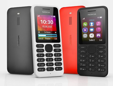  Nokia 130 (630 ngàn đồng). Nokia 130 có thiết kế rất nhỏ gọn, hai màu sắc đen, đỏ cơ bản. Máy có kích thước khá nhỏ gọn với dài 106 mm, ngang 45.5 mm - dày 13.0 mm. Các cổng kết nối nằm cạnh trên của máy, có jack tai nghe 3.5 mm và jack sạc phổ biến microUSB. Máy sử dụng pin 1020 mAh, 2 sim thường, khe sim lộ ra để giúp dễ dàng gắn những sim đã cắt nhỏ vào sử dụng. Máy có 1 đèn pin nhỏ ở mặt lưng, có thể gắn thẻ nhớ 32 GB để nghe nhạc, nghe radio, bluetooth...