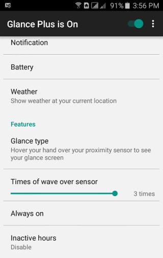 Đây là một ứng dụng khá hay để thử nếu bạn cảm thấy mệt mỏi vì bị chói mắt bởi độ sáng của màn hình thiết bị. Trong ngày bạn có thể nhìn tốt hơn, nhưng vào ban đêm điều đó thực sự tồi tệ. Khi lần đầu mở ứng dụng và di chuyển xuống chỉ một chút, bạn sẽ nhìn thấy một tùy chọn cho phép bạn không kích hoạt ứng dụng này trong một khoảng thời gian bạn muốn (như hình bên dưới).