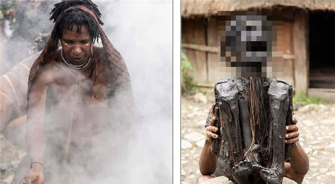 Bộ lạc Dani hàng ngày vẫn hun khói xác ướp như một cách để bảo quản. Truyền thống hun khói xác ướp thành viên bộ lạc và dùng rìu đá chặt ngón tay mỗi khi có người thân trong gia đình qua đời đã được bộ lạc duy trì hàng trăm năm. Bộ lạc còn có tập tục ăn thịt người, nhưng đã chấm dứt từ những năm 1990. Nhiếp ảnh gia Chiodini nói mình được bộ tộc đón tiếp khá niềm nở và được xem tận mắt xác ướp tù trưởng 250 năm tuổi. 