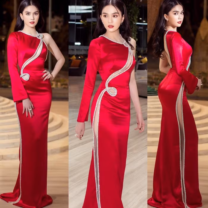 My nhan Viet dua nhau dien do mang mau sac ruc ro-Hinh-10