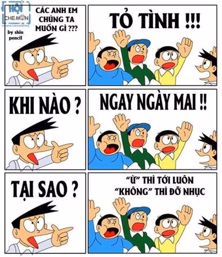  "Ừ" thì tới luôn, "Không" thì đỡ nhục. 