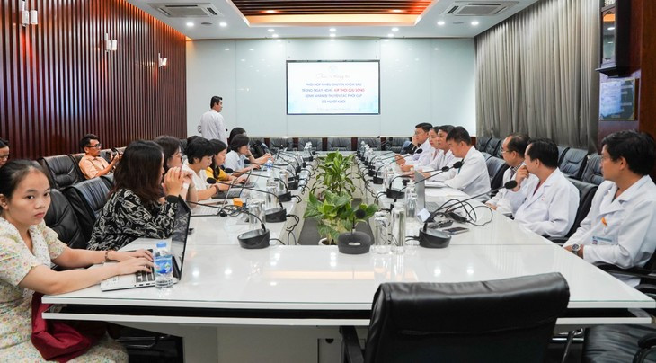 Báo cáo về sự thành công của ca phẫu thuật - Ảnh BVCC