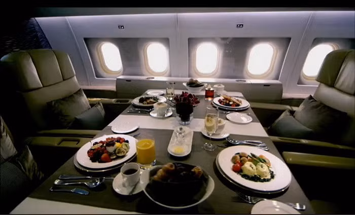 Khu ăn uống riêng.