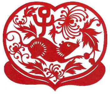 Con chuột. Tranh cắt giấy.