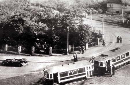 Khúc cua nơi diễn ra vụ ám sát Heydrich.