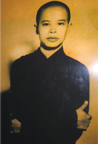 Ni cô Diệu Thông thời trẻ...- Ảnh: T.D.