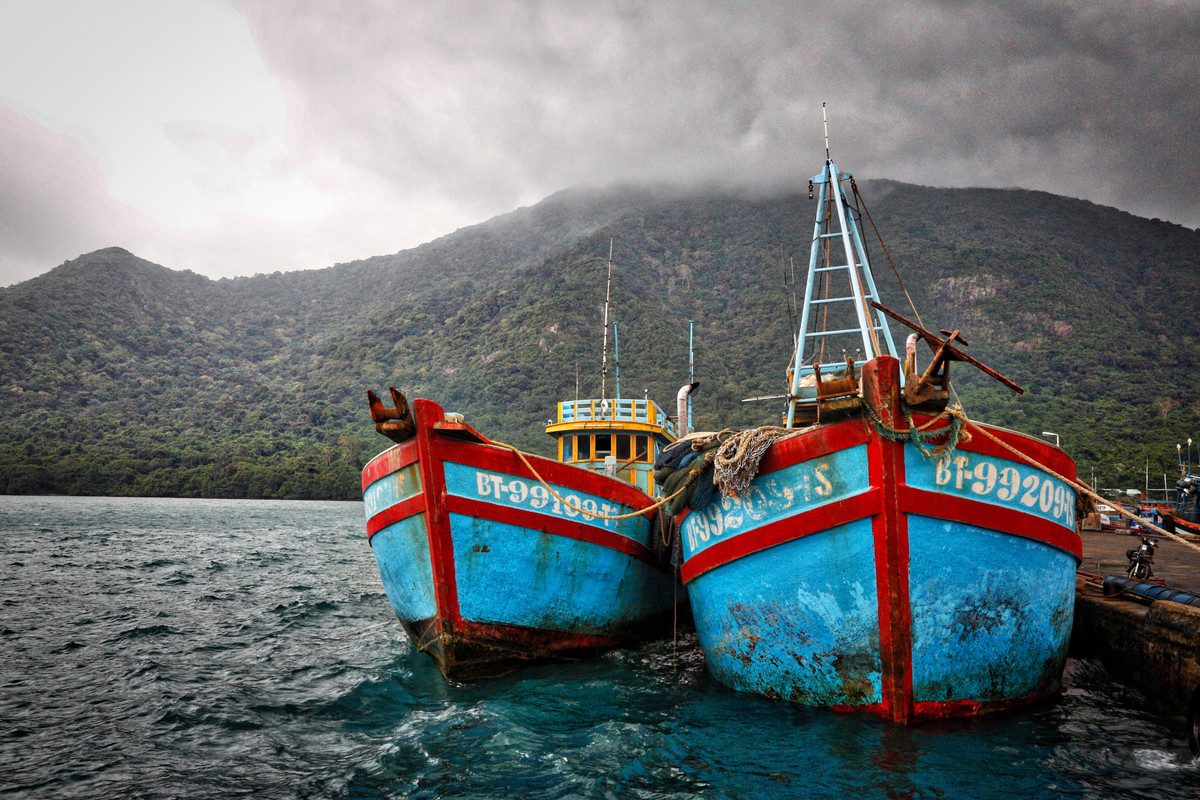 Những con tàu đánh cá tại bến cảng. Ảnh: T Amara / 500px.com.