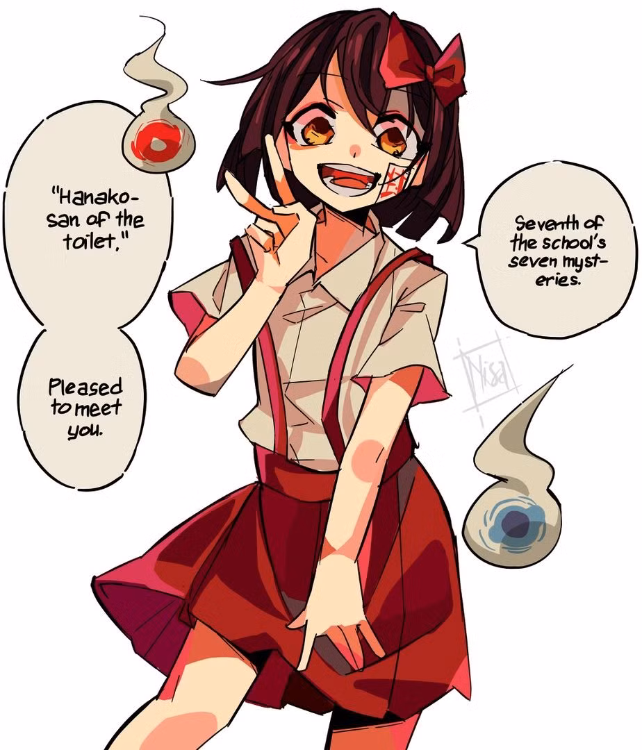 Về cơ bản Hanako-san là một hồn ma vô hại vì cô bé không chủ động hù dọa hoặc gây ra thương tích cho người khác, mặc dù cũng có tin đồn rằng con ma này có thể lôi tuột nạn nhân xuống bồn cầu, khiến họ biến mất khỏi cõi đời.