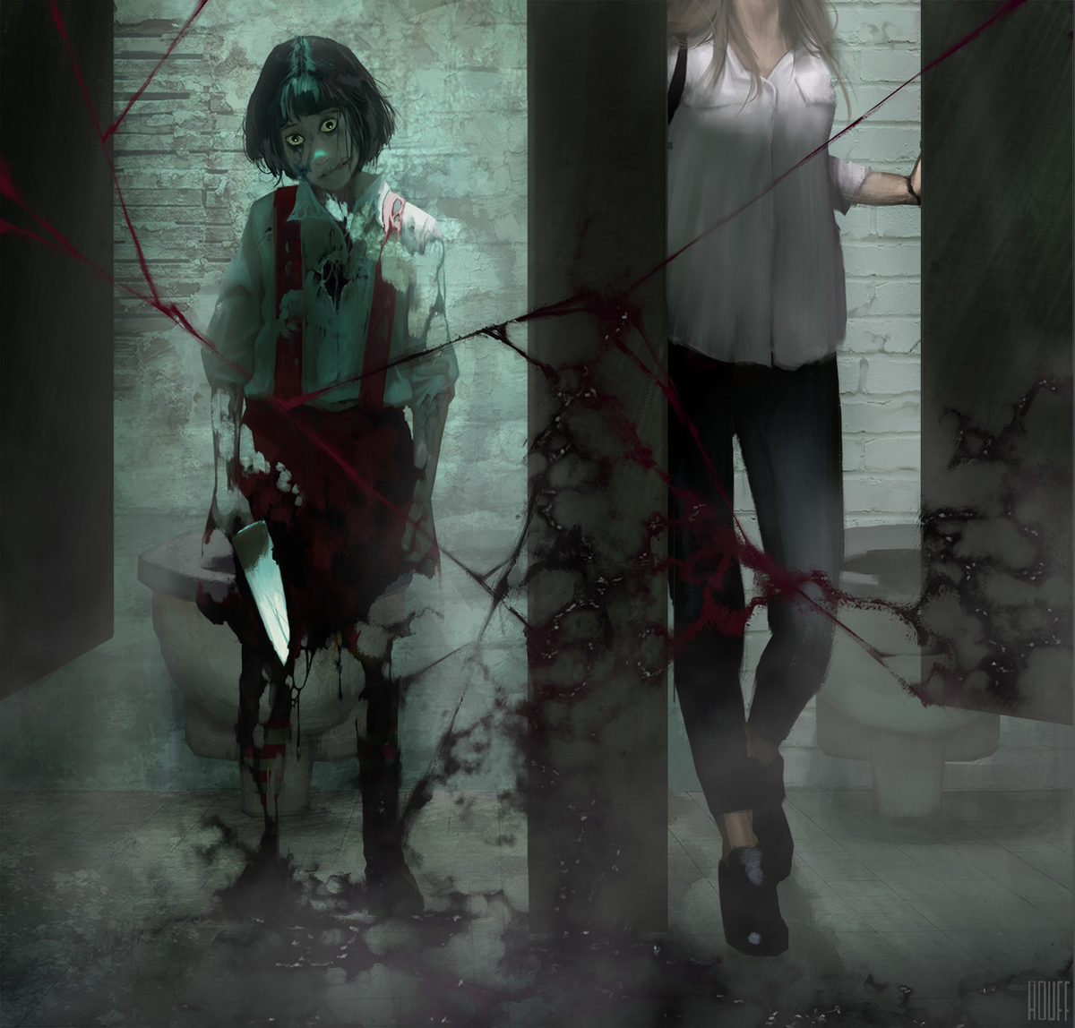 Nếu Hanako-san trả lời “Ừ, mình có ở đây”, và người gọi mở cửa, thì có thể xảy ra các trường hợp: 1 – Cánh cửa không mở được như có người chặn, 2 – Hanako-san thoáng hiện ra và biến mất ngay, 3 – Hanako-san sẽ kéo người gọi xuống bồn cầu...