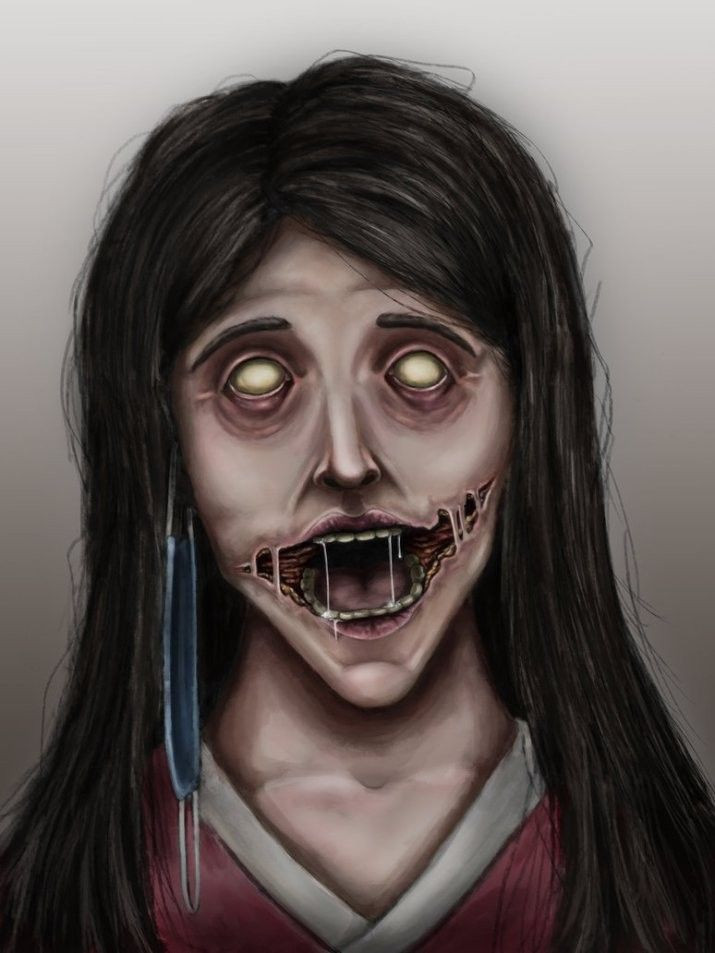 Khi câu trả lời là “Có”, Kuchisake Onna sẽ bỏ đi, và mọi thứ dường như sẽ trở lại bình thường. Nhưng không phải vậy, khi trở về nhà, nạn nhân sẽ thấy rằng “cô nàng xinh đẹp” với khuôn mặt rách nát đã chờ sẵn. Và chẳng ai biết chuyện gì sẽ xảy ra tiếp theo... Tất cả chỉ là truyền miệng và chưa ai xác minh được những câu chuyện này.