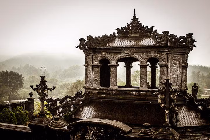 Từ cung Thiên Định nhìn ra Bi Đình. Ảnh: Joe Q / 500px.com.