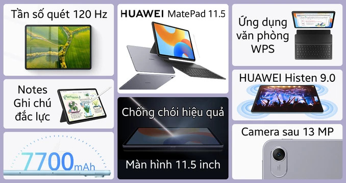 Bình thường với các hãng lớn, tầm 9 triệu mới chỉ đủ mua thân máy. Nhưng với Huawei, hãng lại tặng kèm luôn từ bút, chuột, bàn phím kiêm bao da cho đến củ cáp sạc theo hộp.
