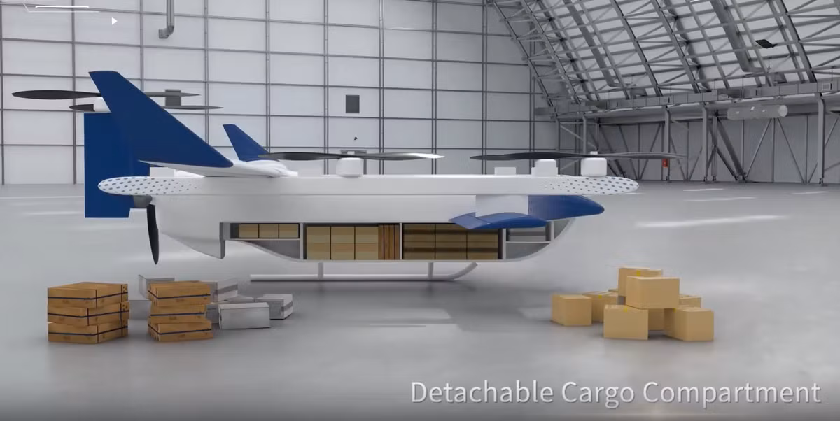 Ngoài tải trọng lớn và phạm vi hoạt động xa, TP1000 được cho là có một loạt các tính năng hữu ích, bao gồm thiết kế mô-đun để lắp ráp và tháo rời nhanh chóng, khoang hàng hóa mở phía sau lớn cho các hoạt động thả hàng thông minh và khả năng tương thích với các pallet tiêu chuẩn để tải nhanh.