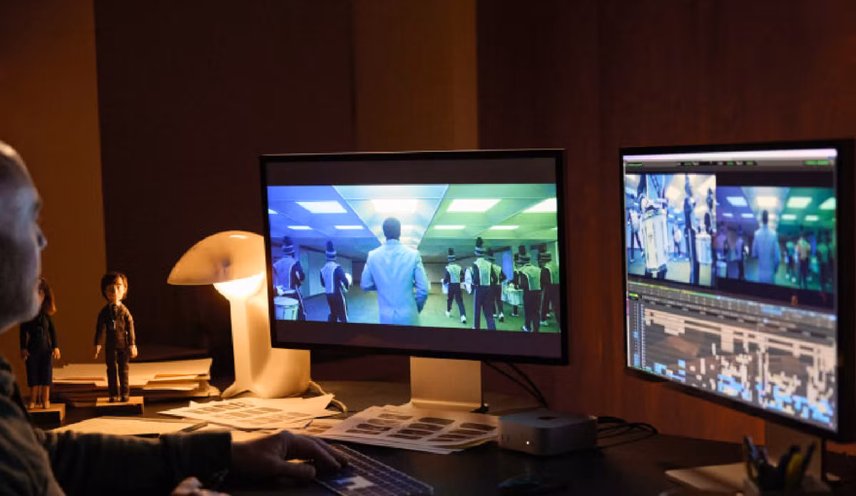  Vào thứ Tư, Apple cũng đã giới thiệu cách một trong những biên tập viên của chương trình, Geoffrey Richman, sử dụng iMac, Mac mini và MacBook Pro để làm việc cho loạt phim, cho dù đang ở bên ngoài, ở nhà hay đang di chuyển.