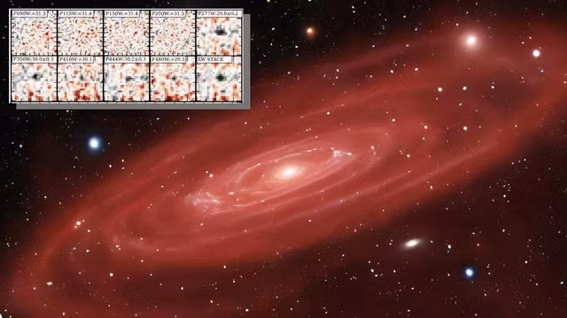  Theo TS Erica Nelson, đồng tác giả, thiên hà UFO có màu đỏ vì chúng phát ra rất ít ánh sáng khả kiến. Phần lớn ánh sáng thoát ra khỏi các thiên hà này là bức xạ hồng ngoại, và lượng ánh sáng khả kiến ít ỏi mà chúng phát ra nằm ở giới hạn mà mắt người có thể nhìn thấy. 