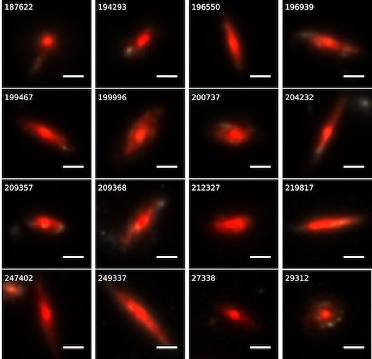  Chúng dường như có cấu trúc khá giống thiên hà Milky Way (Ngân Hà) của chúng ta, nhưng đầy bụi, thậm chí đủ bụi để chặn khoảng 50 lần ánh sáng chiếu vào không gian.