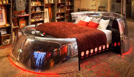 Những món đồ nội thất độc đáo tái chế từ máy bay cũ Nhung mon do noi that doc dao tai che tu may bay cu