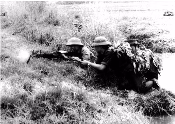 Bộ đội ta trong một chiến dịch.