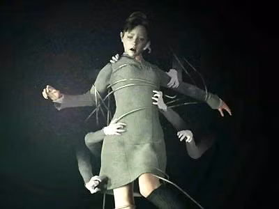 Ngày 11/7/1877, Lurancy bất ngờ ngã vật trên sàn nhà, toàn bộ cơ bắp đột nhiên cứng đơ. Cô đã nằm nguyên tư thế đó trong suốt 5 giờ. Sau khi lấy lại ý thức, cô nói với bố mẹ là tự thấy mình "rất kỳ lạ". Ngày hôm sau, tình trạng cơ thể cứng đơ của cô lại xuất hiện. Bộ não của cô dường như nhận thức được hai luồng suy nghĩ cùng một lúc. Cô nằm như người đã chết và nói những điều lạ lùng về những người mà mình đã nhìn thấy. Trong số đó có em gái và em trai của cô. "Ôi, mẹ ơi! Mẹ có nhìn thấy Laura và Bertie hay không? Các em vô cùng xinh xắn và đẹp trai!", cô thốt lên. Trên thực tế, Bertie đã chết khi Lurancy mới 3 tuổi.